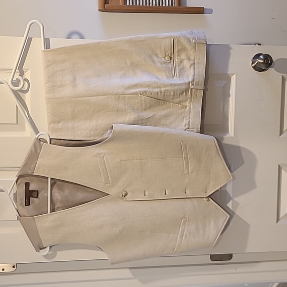 Perry Ellis Other - Men's Perry Ellis Linen/Cotton Vest with pants